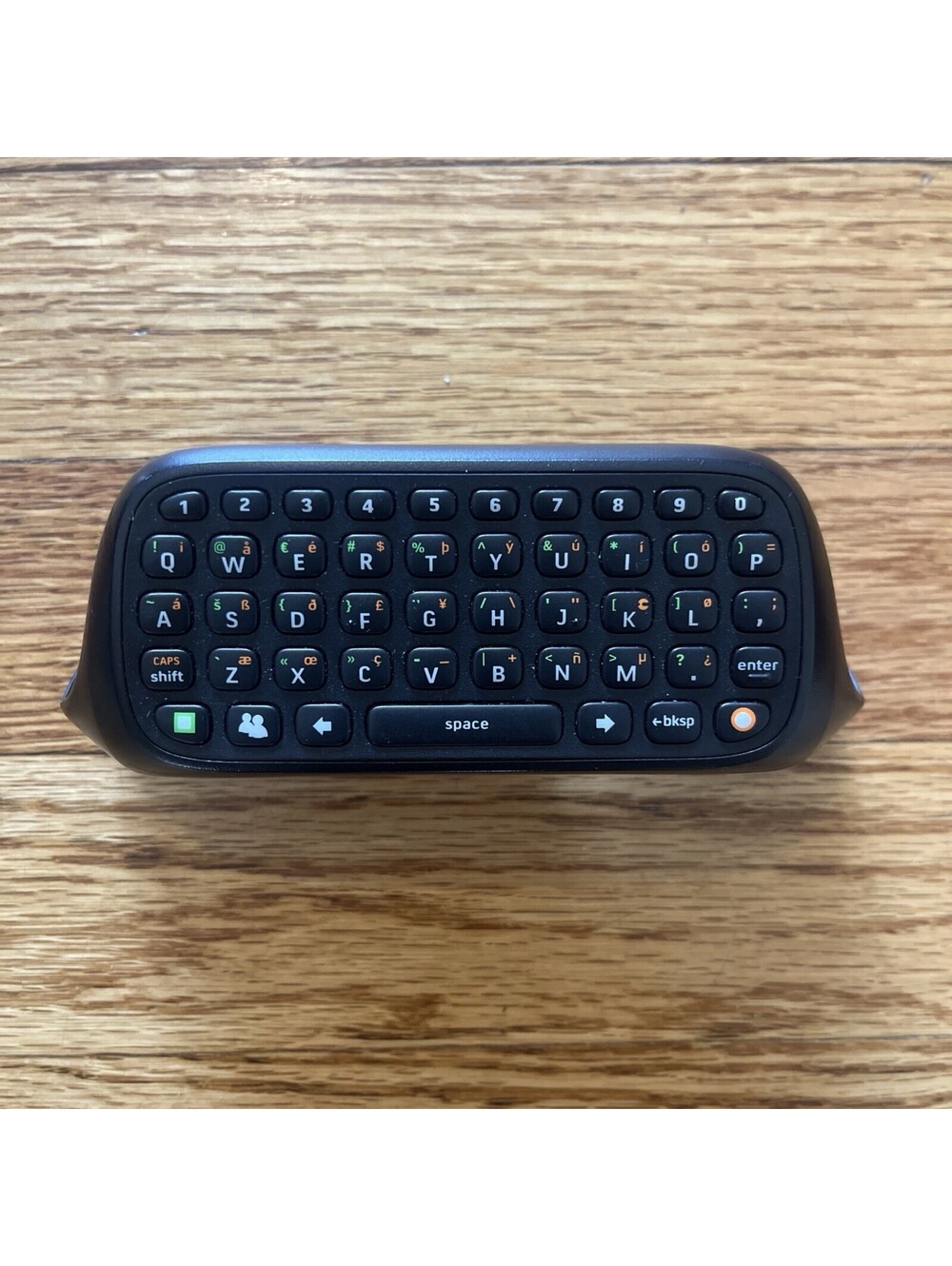 Genuine Official OEM Microsoft Xbox 360 Chatpad Keyboard Controller Black
